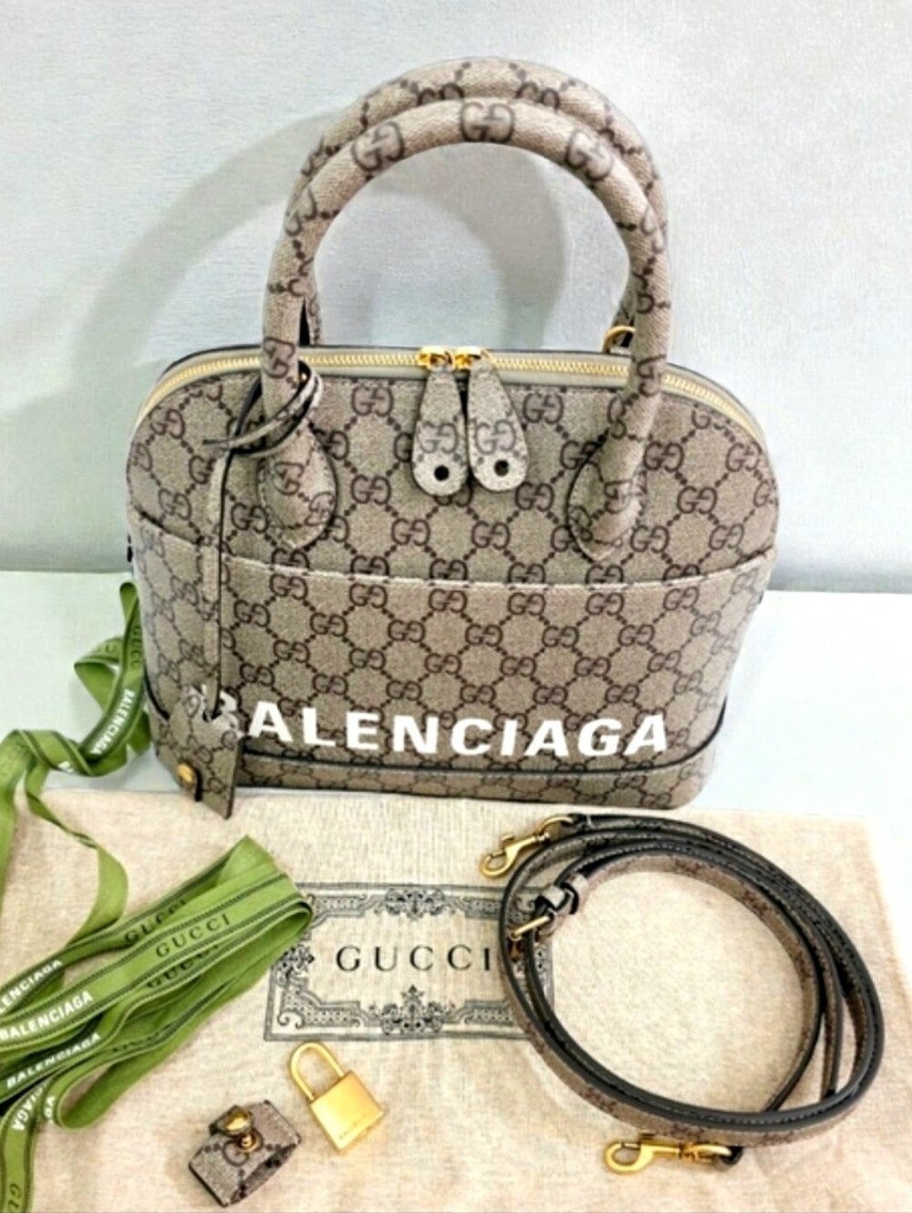✨️Rare Gucci x Balenciaga Hacker Project Ville Small Top Handle - Picture 5 of 15